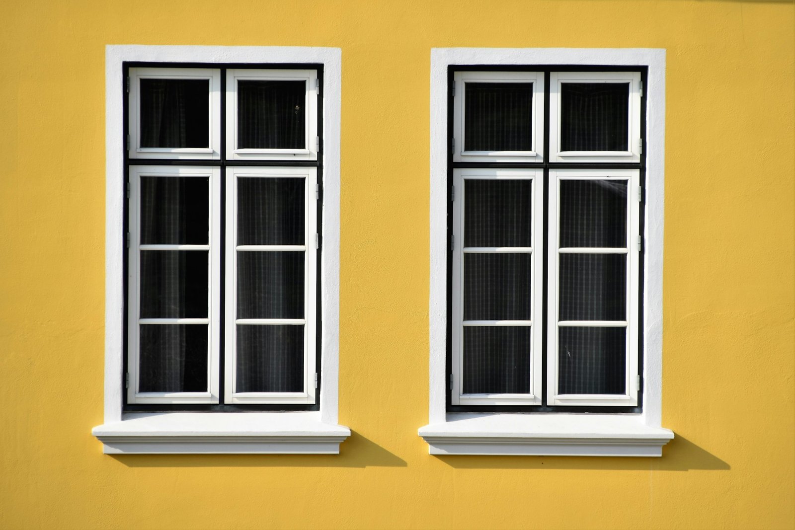 Fensterdichtung im Rahmen
